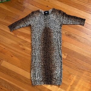 Vintage Early 00’s Dolce & Gabbana Leopard Print Mini Dress